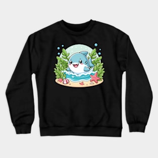 Happy Shark Crewneck Sweatshirt